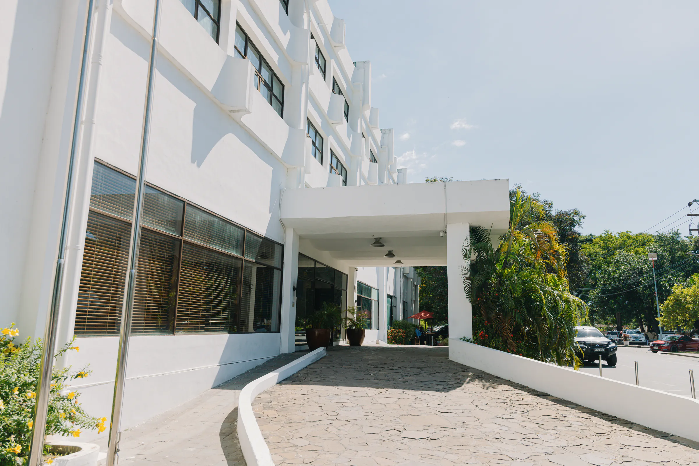 Entrada prinsipál Hotel Timor